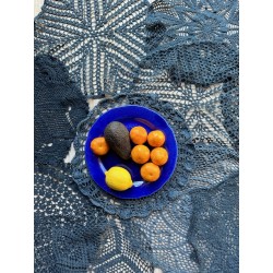 napperons sets de table coloris bleu nuit