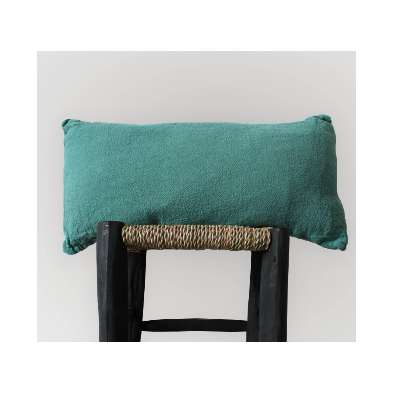 Coussin turquoise 90x45